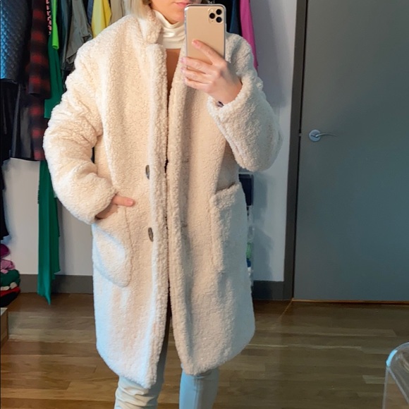 Sherpa Cocoon Coat Banana Republic 